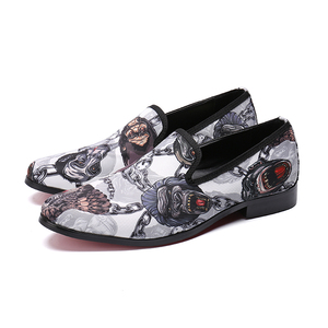 NA181-zapatos informales de cuero de ante para hombre, mocasines planos sin cordones, para conducir, para Club nocturno - Product Image 1