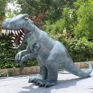 สมจริง Jurassic World เดินการ์ตูนผู้ใหญ่ขนาดไดโนเสาร์ Inflatable T - rex เครื่องแต่งกาย