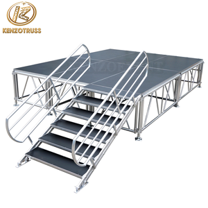 Plate-forme de scène en aluminium 4x8 scène portable extérieure - Product Image 6