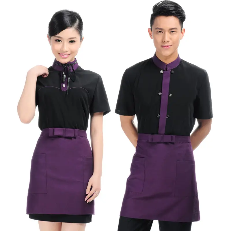 Uniforme de restaurante de trabalho moderno chinês