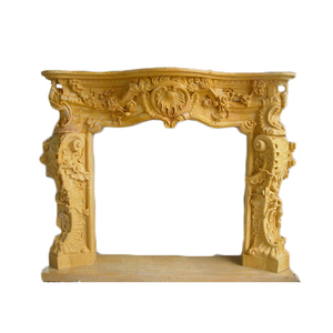 प्राकृतिक संगमरमर चिमनी <span class=keywords><strong>Mantel</strong></span> इनडोर पत्थर चिमनियों - Product Image 2