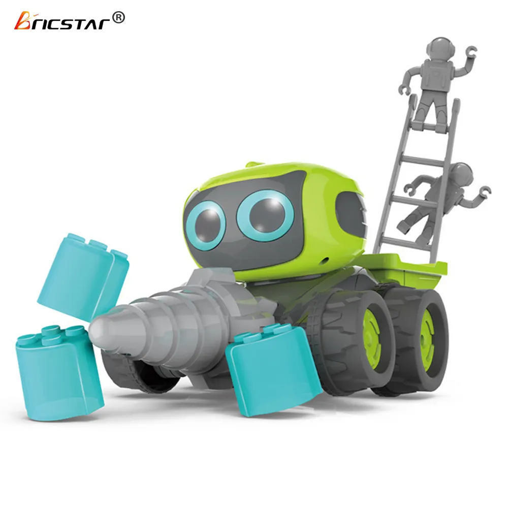 Bricstar infrared 3 in 1 truck car intelligent smart rc robot toy, toy robots for adults