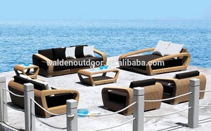 Rota del pe grandes lotes de muebles al aire libre sofá de mimbre( dh- 9666) - Product Image 1