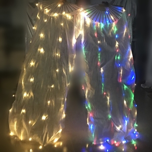 Bestdance danza del ventre <span class=keywords><strong>LED</strong></span> Fan veli Fan del Festival veli con <span class=keywords><strong>luci</strong></span> a <span class=keywords><strong>LED</strong></span> OEM - Product Image 2