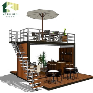 Sistema hidráulico de cocina móvil de 20 pies, casa de contenedores de envío para quiosco de <span class=keywords><strong>comida</strong></span> rápida al aire libre, cafetería o restaurante - Product Image 4