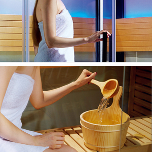 Portátil 2 Persona barata saunas al aire libre sauna barril vapor seco de habitación - Product Image 2