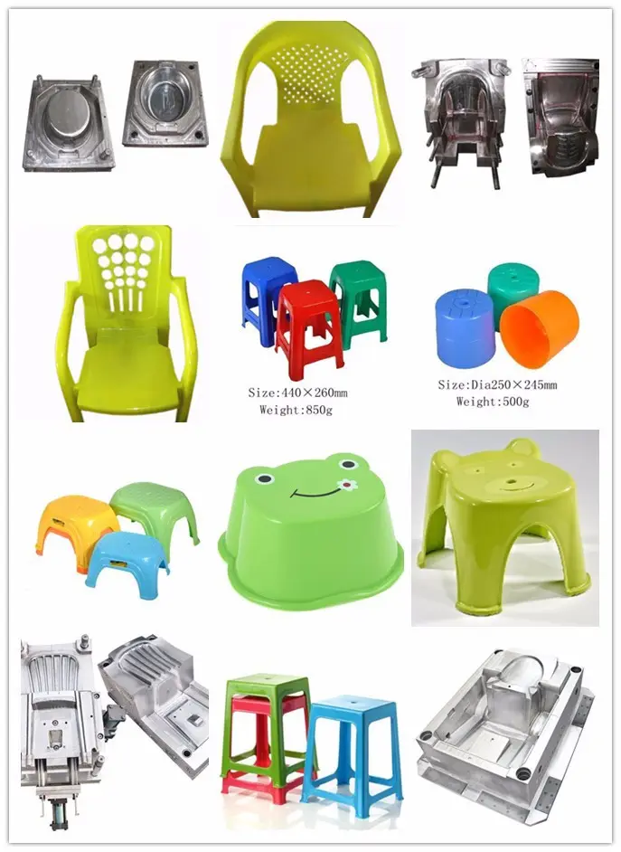 יד שנייה/משמש פלסטיק כיסא תבניות/תבניות עבור מכירות