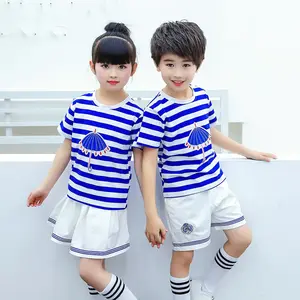 Uniformes scolaires d'été pour enfants, vêtements de sport modernes, <span class=keywords><strong>uniforme</strong></span> <span class=keywords><strong>scolaire</strong></span> avec dessins japonais, nouvelle collection - Product Image 1