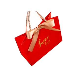 Nuevo diseño grande reutilizable fuerte de papel Kraft asa de cuerda bolsa de regalo con cinta de cierre - Product Image 2
