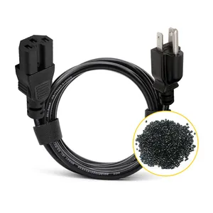 Heavy Duty 3 Prong Monitor NEMA 5-15P to IEC 320 C15 power cord us 3pin electrical power cable