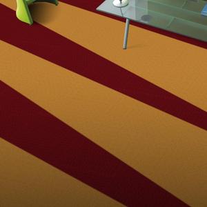Dalles de moquette de bureau amovibles et emboîtables de style moderne 50x50 cm, usage domestique et commercial, 5 mm d'épaisseur, résistantes aux taches, en bitume PP - Product Image 6