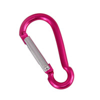 HXY 40x20x3.7mm mousqueton personnalisé pas cher, prix de vente en gros, mousqueton en forme de gourde, porte-clés, petit mousqueton, crochet pour porte-clés, randonnée