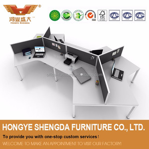 Venta caliente Oficina Estación de Trabajo Modular <span class=keywords><strong>en</strong></span> Cruz Diseño De Cabina - Product Image 6