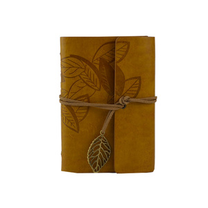 Agenda en cuir gaufré fait à la main, journal personnel, professionnel, personnalisé, A5