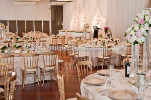 Kraliyet istiflenebilir düğün napolyon paslanmaz çelik sandalyeler - Product Image 6