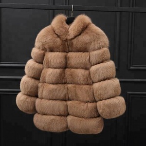 Blazer <span class=keywords><strong>en</strong></span> <span class=keywords><strong>fausse</strong></span> <span class=keywords><strong>fourrure</strong></span> de renard tissée à carreaux blancs personnalisé, très demandé, à prix réduit - Product Image 5
