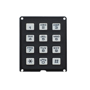 Teclado de plástico de matriz de 12 botones, 4x3, teclado de teléfono - Product Image 1