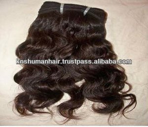 Cabello Remy virgen indio estilo ondulado con sensación de mano suave sin enredos sin cobertizo - Product Image 2