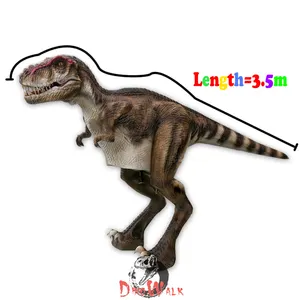 Dinos1620 Velociraptor inflable, disfraz de dinosaurio T Rex para adultos