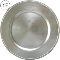 Assiettes de Présentation Dorées en Plastique en Gros – Assiettes de Dîner pour Mariages, Lots d'Assiettes Décoratives Rondes pour Fêtes, Banquets et Événements
