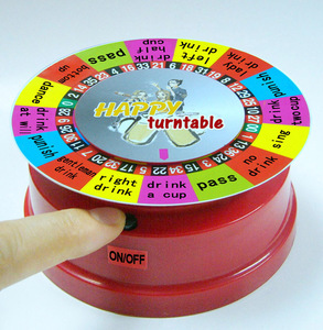 Máquina de ruleta eléctrica con logotipo personalizado para juegos de beber-Rueda giratoria colorida con luces LED, herramienta de barra de casino para fiestas - Product Image 5