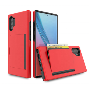 Étui portefeuille pour <span class=keywords><strong>Samsung</strong></span> <span class=keywords><strong>S10e</strong></span> S10 Plus Note 10 avec fentes pour cartes et poche pour argent Fermeture magnétique Étui de protection pour téléphone - Product Image 3