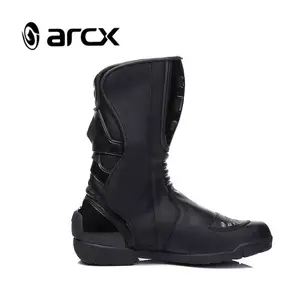 ARCX บู๊ทใส่ขับขี่มอเตอร์ไซด์สำหรับผู้ชาย,บู๊ทใส่ขับขี่มอเตอร์ครอสความเร็วรองเท้าบูตใส่แข่งรถมอเตอร์ไซค์ผจญภัยหนังแบบกำหนดเอง