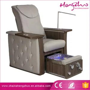 De lujo de cristal Eléctrico buscando sillas de pedicura spa para pies silla de salón de uñas con masaje de agua