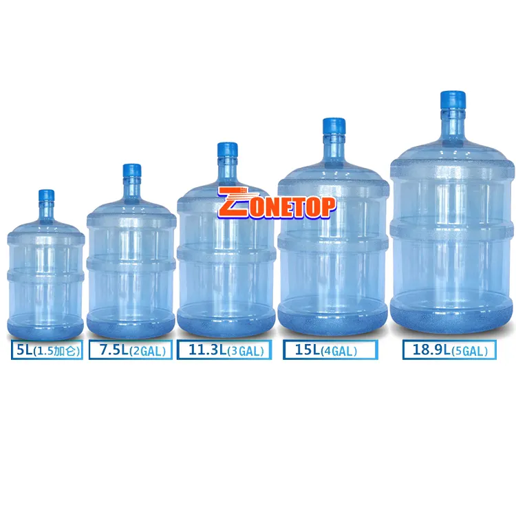 20 Liter Air Botol 5 Galon/18.9l 20L Besar Botol Air dengan Pegangan