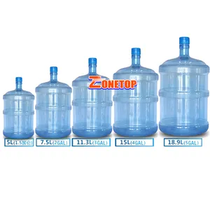 20 liter water bottle 5 gallon/18.9l 20l big water bottle with handle