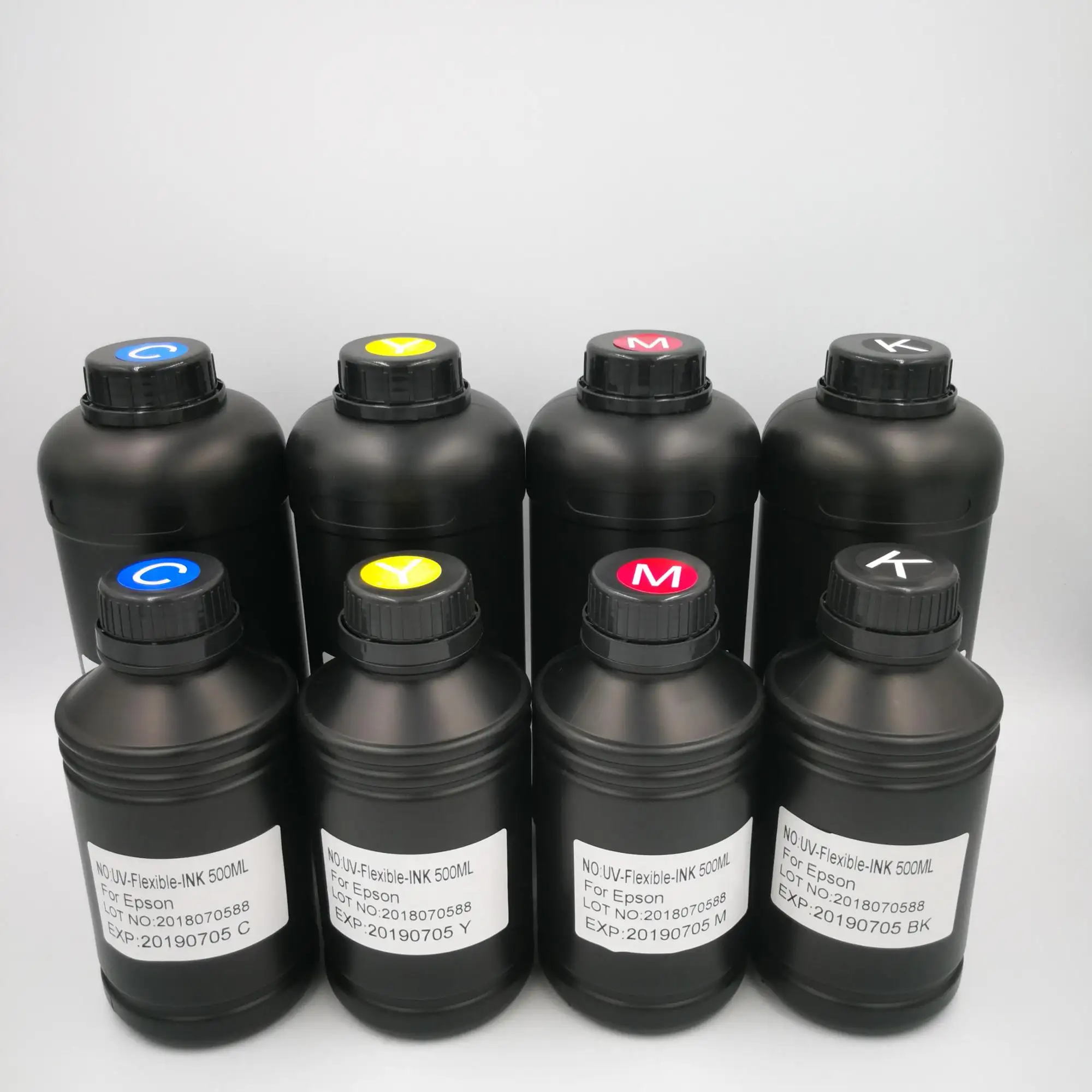 สินค้าใหม่สำหรับตลาด PU หนังพิมพ์หมึก DX5 UV curable หมึกสำหรับ mimaki ujf-3042