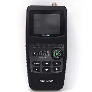 الأصلي الأقمار الصناعية مكتشف WS-6933 Satlink متر DVB-S2 FTA C & KU الفرقة WS6933 Satlink