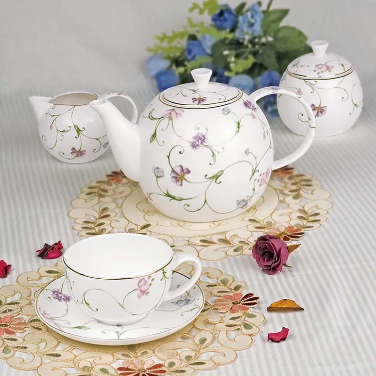 15 Stück Nachmittagstee-Sets im königlichen Stil mit Verpackungs geschenk box für Hochzeit aus feinem Bone China Albert Coffee Tea Sets