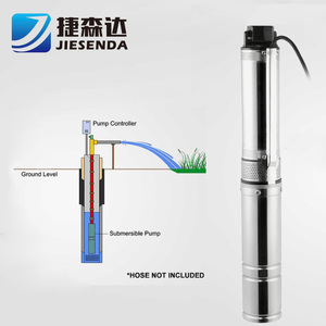 Bombas Sumergibles Eléctricas Jiesenda <span class=keywords><strong>de</strong></span> 1HP, 2HP, 3HP, 100QJD6/8 para Pozos Profundos - Product Image 4