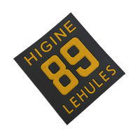 Étiquette en cuir personnalisée avec logo gravé, plaque métallique pour jeans