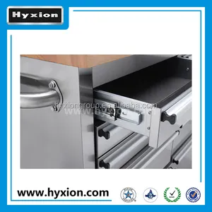 72 "thép không gỉ 15 ngăn kéo cán toolboxes công cụ ngực làm việc băng ghế dự bị bằng gỗ hàng đầu - Product Image 2