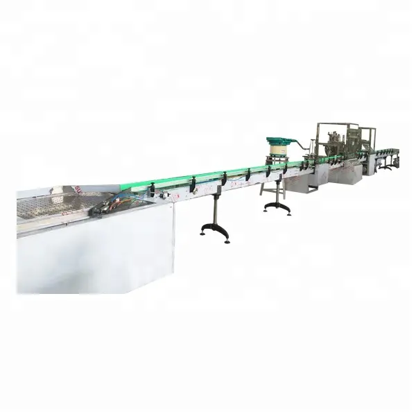 automatic high speed gas cartridge aerosol filling line