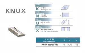 Ussharp Công cụ Cắt cacbua vonfram chèn knux160405 với chất lượng tốt - Product Image 2