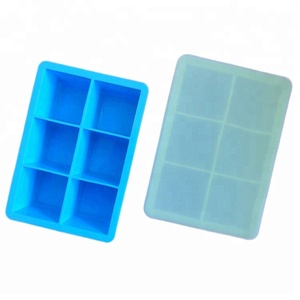 Minibandeja de silicona para cocina, cubitos grandes, caja de comida para niños con tapa, barata - Product Image 3