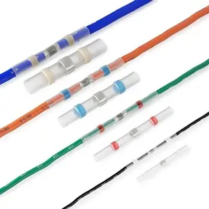 Conectores elétricos isolados, múltiplos tipos de fios de manga de solda isolados para encolher o calor