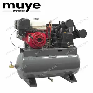 13hp 150PSI 1035KPA Bensin Diesel Piston Air Compressor GS13-4240 Galon Horisontal Tangki