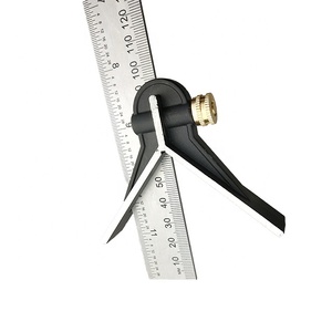 MEASPRO 12-Inch/300mm <strong>Adjustable</strong> Stainless Steel Combination <strong>Square</strong>/Angle <strong>Square</strong>/Try <strong>Square</strong> with Aluminum Handle - Product Image 3