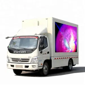 High brightness P4 P5 P6 full color mobile outdoor led advertising truck