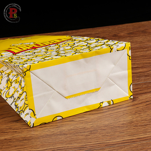 En gros logo personnalisé imprimé thermocollage <span class=keywords><strong>clair</strong></span> en pop-corn micro-ondes frites <span class=keywords><strong>de</strong></span> pommes <span class=keywords><strong>de</strong></span> <span class=keywords><strong>terre</strong></span> sac en papier - Product Image 4