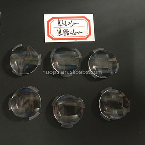 Lente óptica convexo duplo de plástico, 25mm de diâmetro - Product Image 2