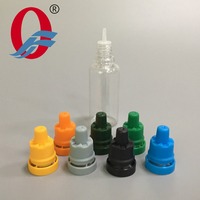 Flacons compte-gouttes en plastique PET de 20 ml avec verrouillage inviolable et braille, flacons en plastique personnalisés, flacon compte-gouttes pour liquides PET