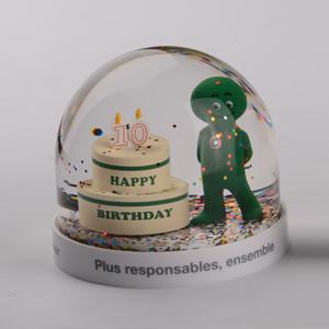 مخصص الداخلية الرقم الراتنج المياه سنو الكرة الاكريليك قبة الثلج البلاستيك الضفدع سنو غلوب - Product Image 4