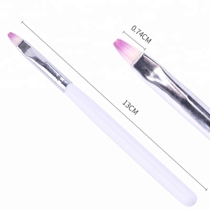 Misscheering White Nail Art Brush UV Gel Polish pittura disegno pennelli sfumati <span class=keywords><strong>penna</strong></span> per unghie accessori per punte per unghie fai da te Manicure - Product Image 3