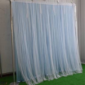 Vente directe d'usine Rideau de mariage blanc Décoration de salle Studio avec réduction - Product Image 6