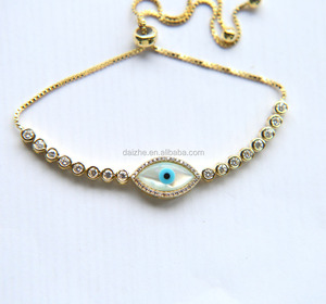 Promozione Bracciali di Lusso con Catena Occhio di Gatto per Donne, Placcati in Oro, Pulseiras Maschili e Femminili, Gioielli alla Moda per Feste - Product Image 5